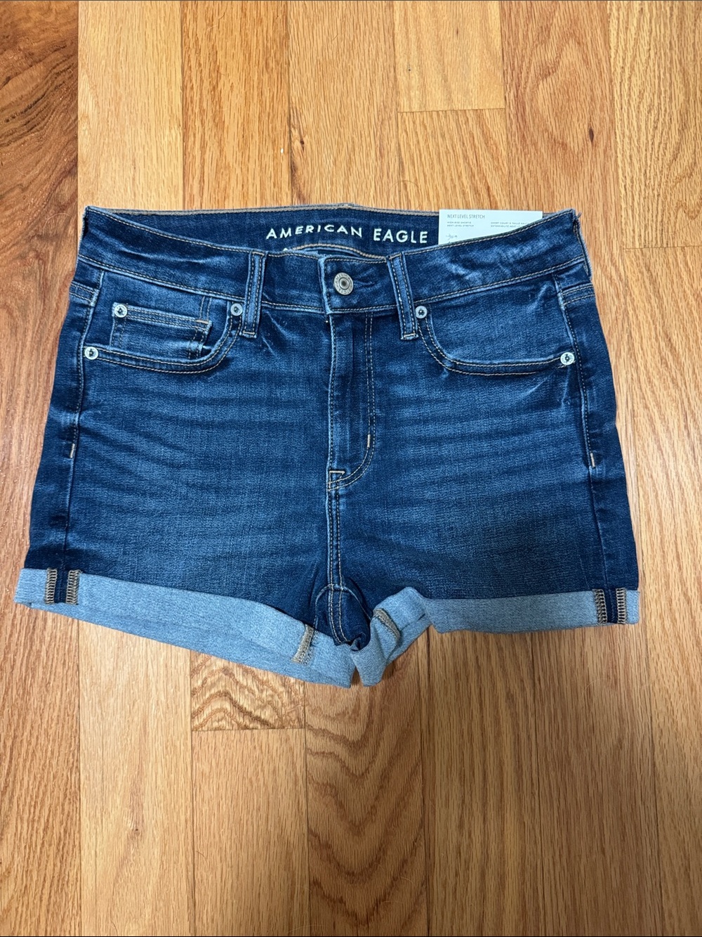 AEO High-Rise Shortie Jeans